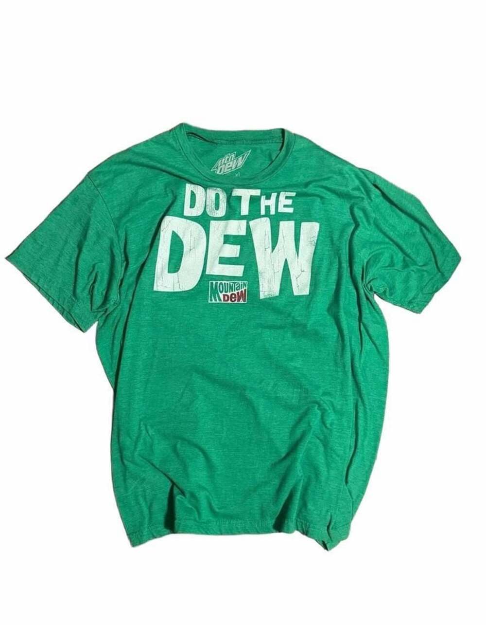 Mountain Dew Do The Dew Green Graphic T-Shirt XL